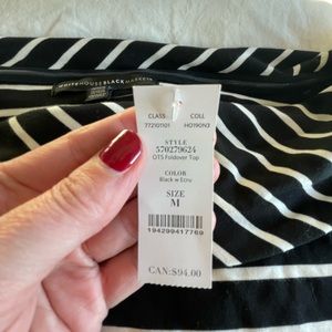 NWT White House Black Market top. Not my size